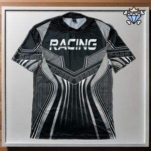 SHEIN MEN MOTOCROSS RACER FITTED GRAPHIC TEE SIZE LARGE STREETWEAR UNISEX